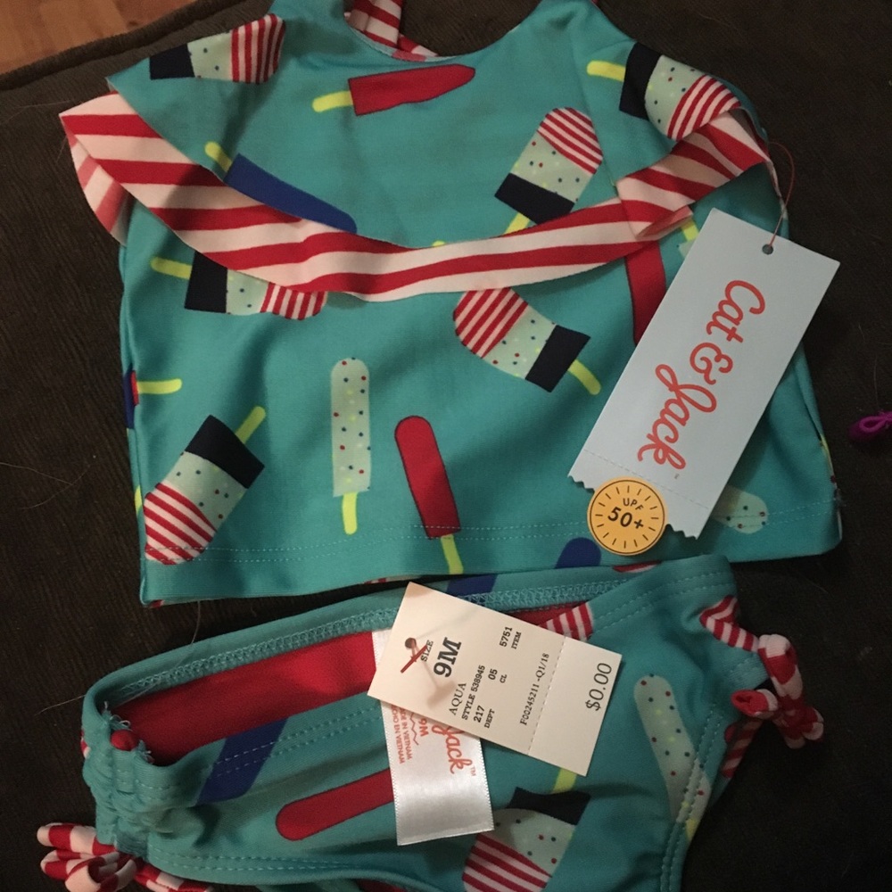 Cat & Jack Bikini 9 months NWT